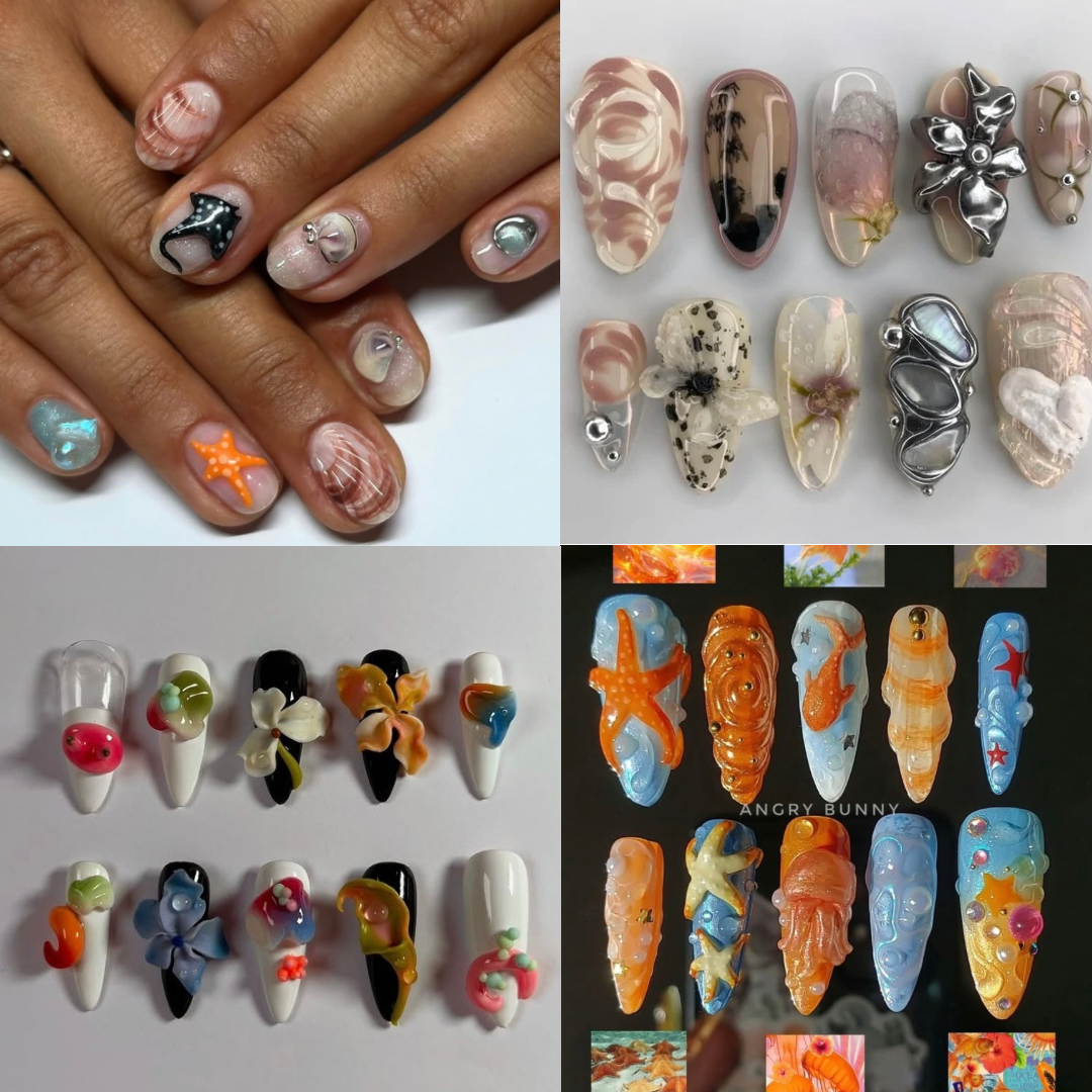 Press On Nails Surprise (version Summer)