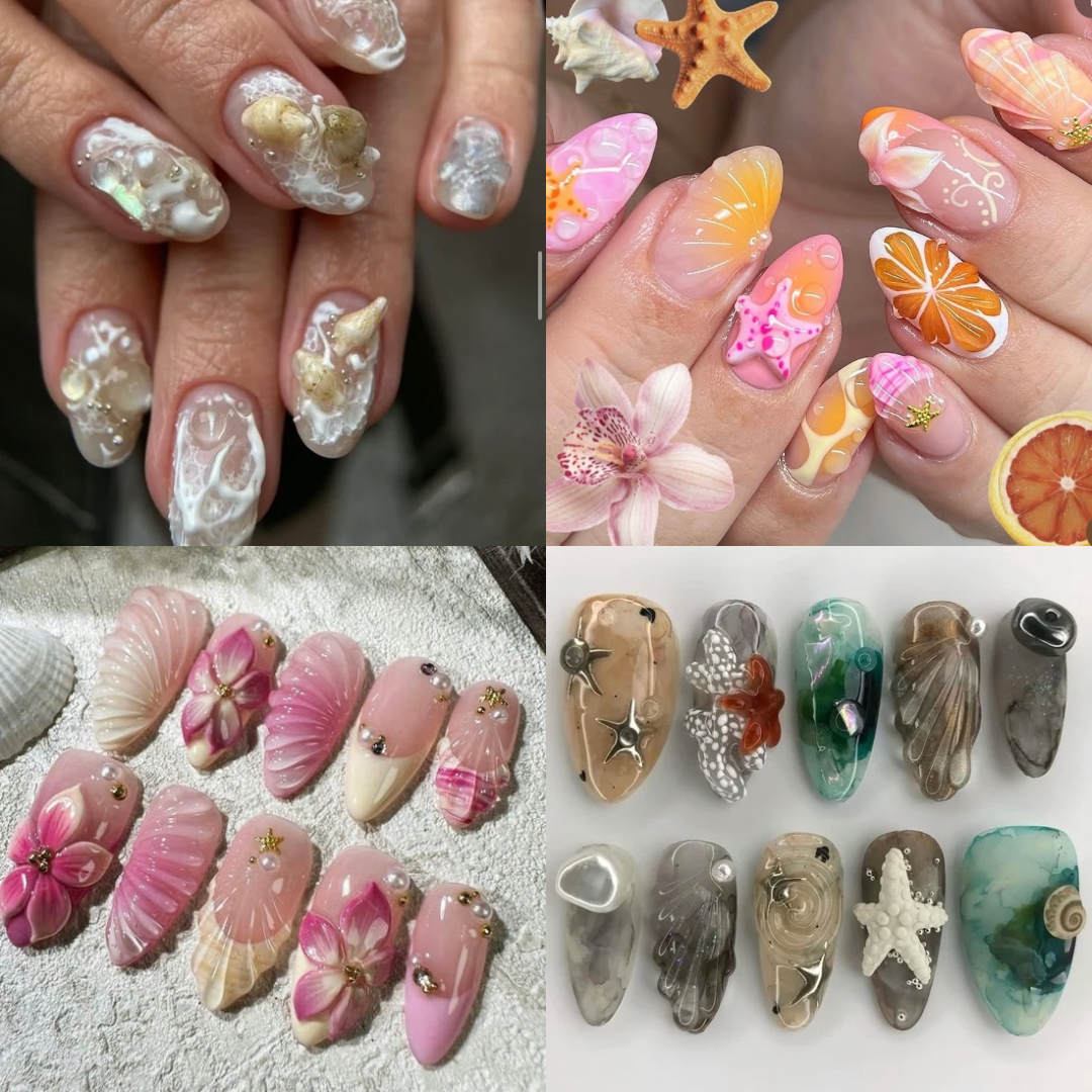 Press On Nails Surprise (version Summer)