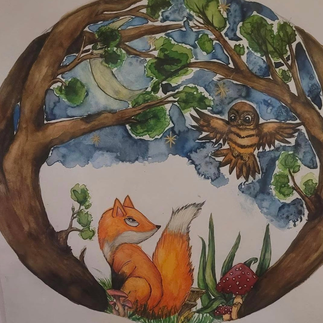 Modèle personnalisé aquarelle