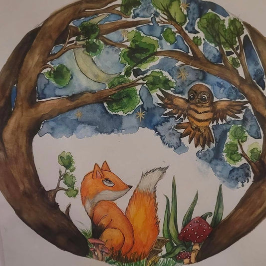 Modèle personnalisé aquarelle