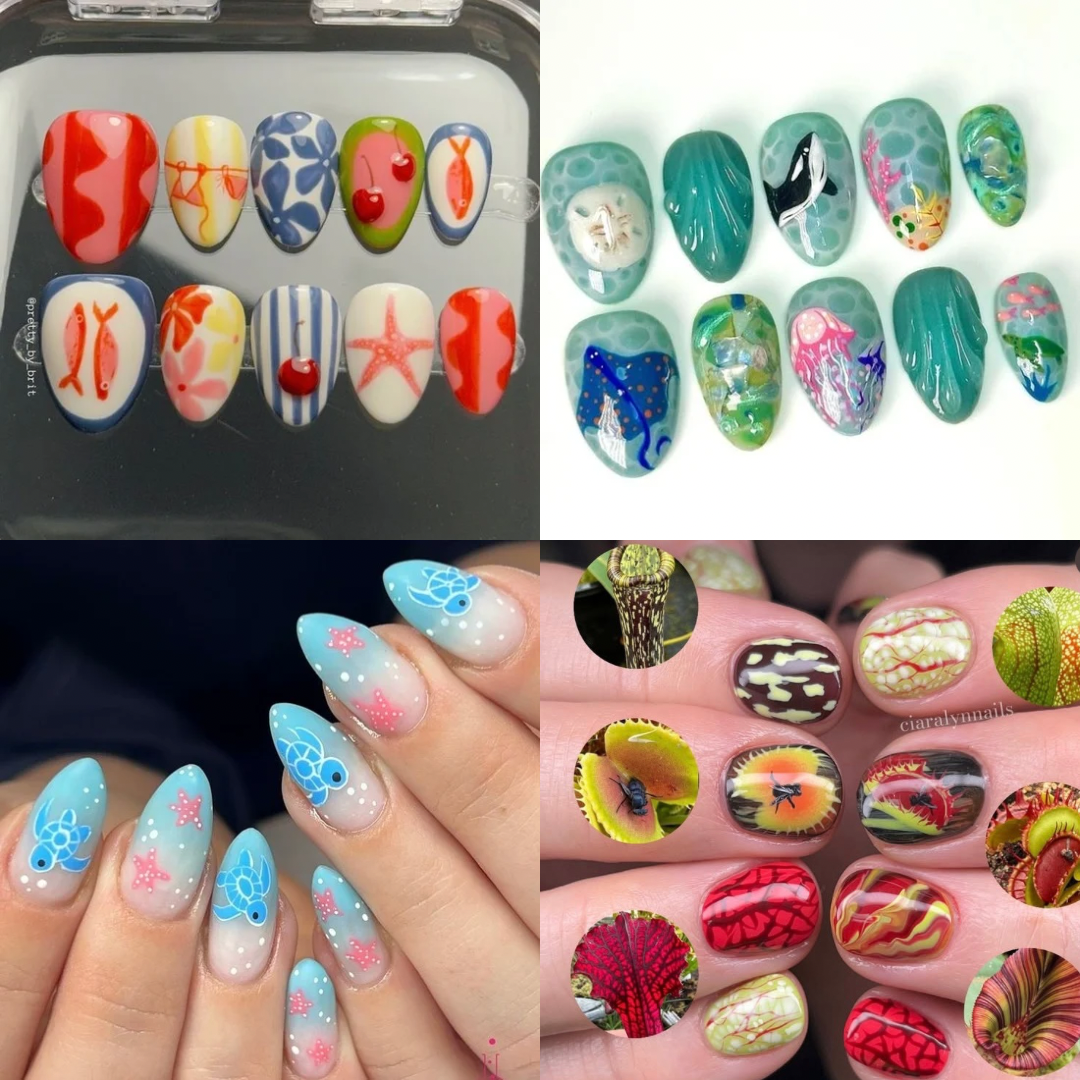 Press On Nails Surprise (version Summer)