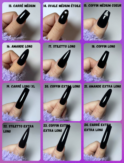 1 indication = 1 paire de Press-On